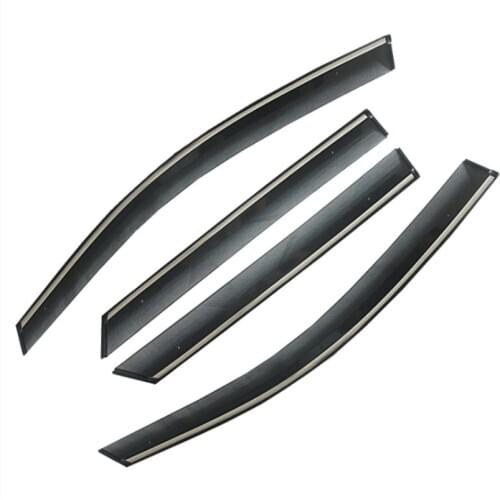 Stainless steel bright strip weather shield for Dongfeng Glory 580