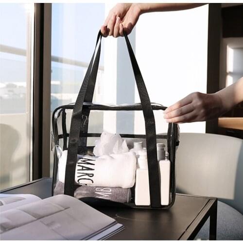 PVC womens cosmetic bag waterproof transparent cosmetic bag storage bag travel beauty box cosmetic bag toiletries storage bag