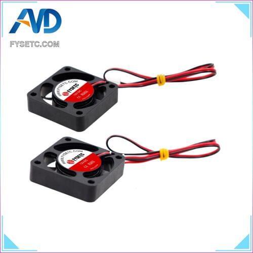 10pcs 4010 Cooling Fan 12V 2 Pin with Dupont Wire Brushless 40*40*10 Cool Fans Quiet DC 40m Cooler Radiato For Anet A8 A6