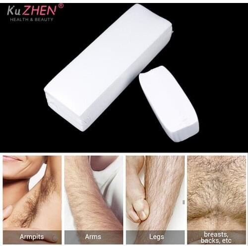 100PC Non woven Hair Removal Paper Body Cloth Hair Remove Wax Paper Rolls HighQuality Hair Removal Epilator Wax Strip Paper