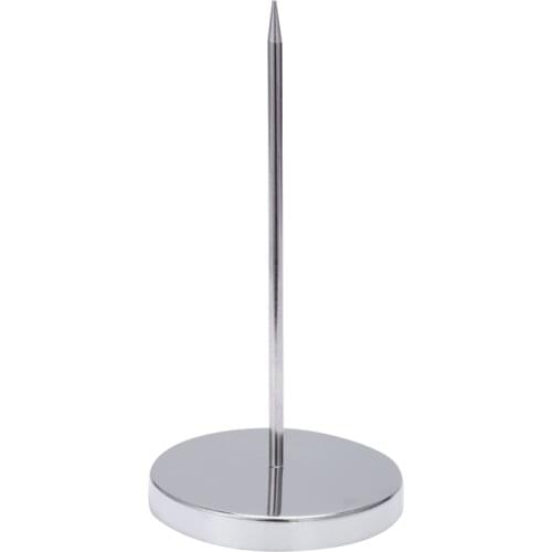 AT69 -SODIAL(R) Safe Memo Holder Spike Stick for Bill Receipt Note Paper Order Office Desk