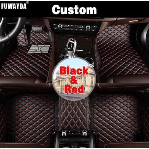 FUWAYDA Custom fit car floor mats made for Land Rover all models New Discovery2/3/4/5 waterproof 3D car styling leather