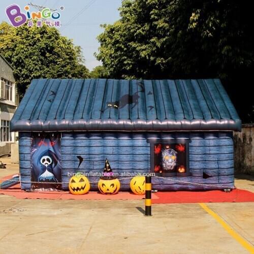 Free delivery 4X6X3.4MH inflatable haunted house / inflatable halloween maze / halloween maze house toys