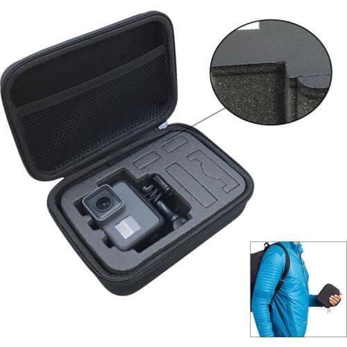 DIY Travel Bag Storage Case GoPro Hero 7/6/5/4 Travel Storage Bag EVA Box for Go Pro Hero 7 SJCAMO Action Camera Accessories