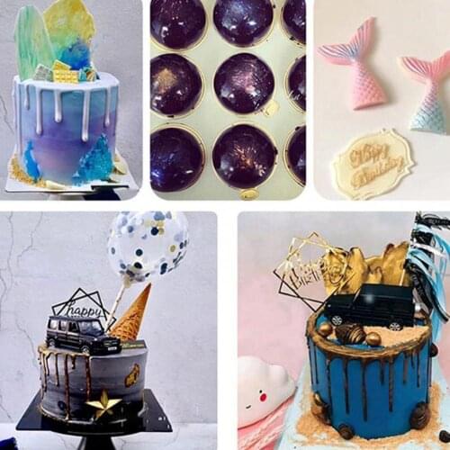 Hot 5g Edible Flash Glitter Golden Silver Powder Cake Dessert Biscuit Decoration Food Cake Baking Supplies