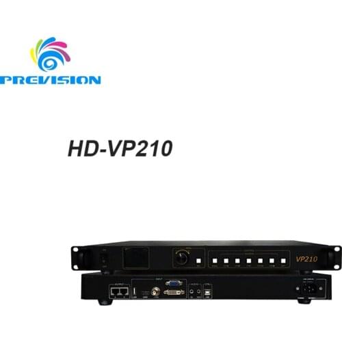 HDHUI HD-VP210 video processor widest 3840pixels highest 1920pixels supprt play video and image by U-disk audio input and output