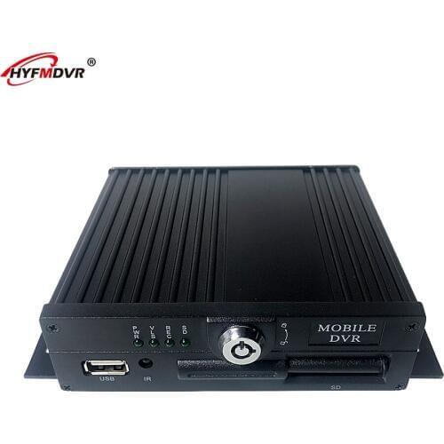 HYFMDVR Source factory HD 4 channel AHD 960P megapixel local monitoring mobile DVR freight car / ship / commercial vehicle