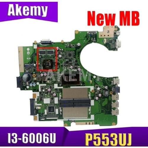 Akemy P553UJ MB._I3-6006U GT920M (V2G) MainBoard For ASUS P553UB P553UJ PRO553U PRO553UJ Laptop Motherboard 90NX00S0-R00090
