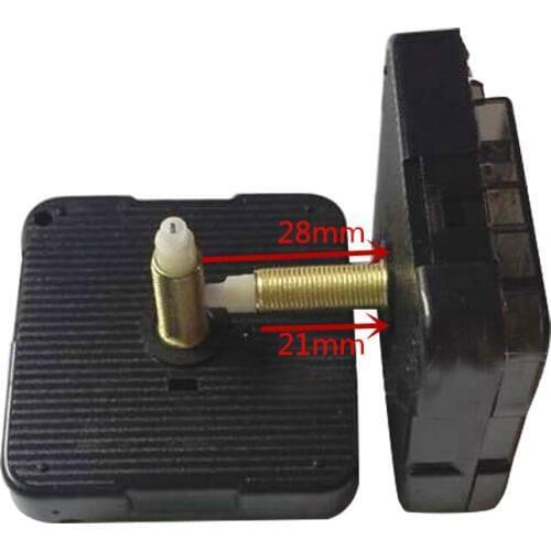 100X DIY High Torque Clock Movement Mechanism Long Shaft Quartz Clockwork Replacement Tools Suitable for Large Wall Clock Parts