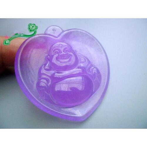 Fashion fine jewelry Green Jade Buddha Pendant Rope Necklace Jewelry Gift Natural Gemstone Wholesale