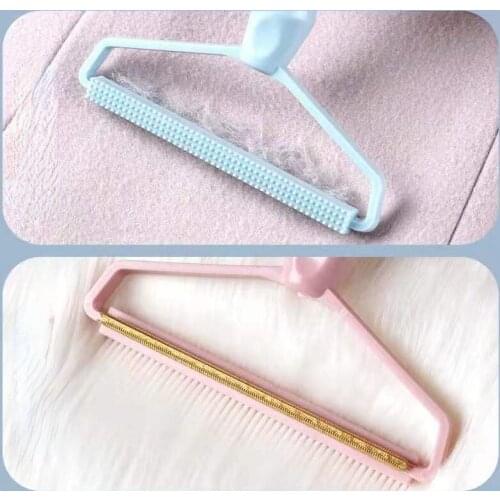 Portable Mini Lint Remover Brush Fuzz Fabric Shaver Dog Cat Hair Washable Roller Clothes Fluff Fabric Carpet Brush Tool