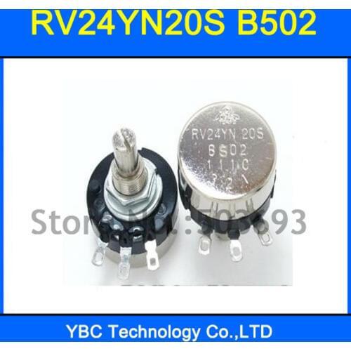 5pcs/lot RV24YN20S B502 5K RV24YN Potentiometer