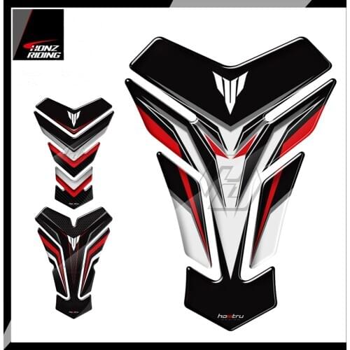 For Yamaha MT01 MT03 MT07 MT10 MT15 Tankpad 3D Resin Motorcycle Tank Pad Protector