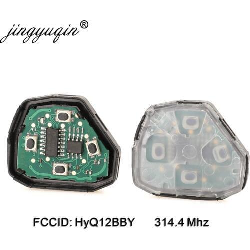 Jingyuqin 3/4 Buttons Car Remote Key for Toyota Camry Avalon Corolla Matrix RAV4 Venza Yaris HyQ12BBY 314.4 Mhz