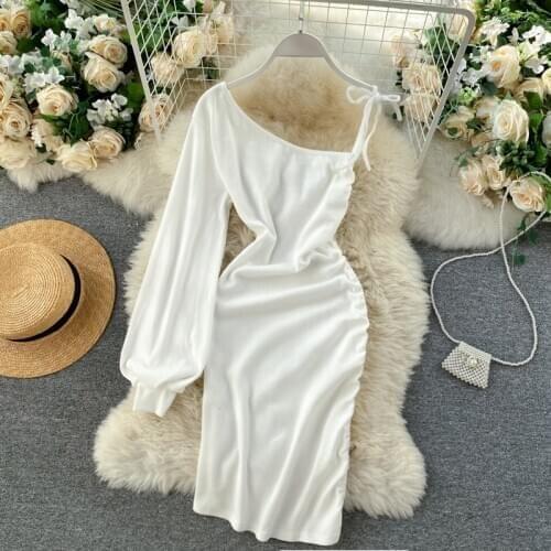 SKyddr AnYoo Fashionable Knitted Dresses