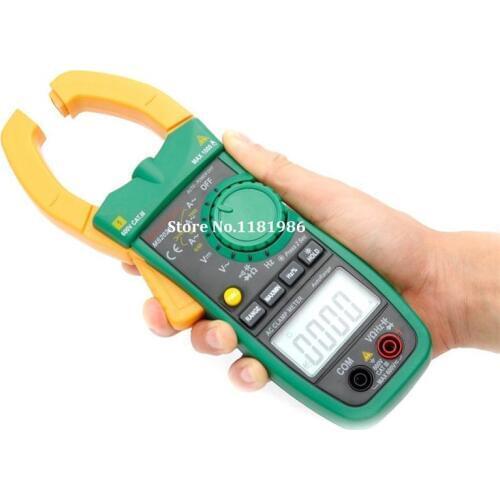 MASTECH MS2026R Digital AC Clamp Meter True RMS AC/DC Voltage Multimeter Tester AC Current Detector Escapamento