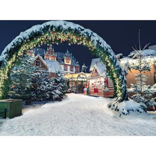 Vinyl Custom Photography Backdrops Prop Christmas Theme Photography Background 200509L-02