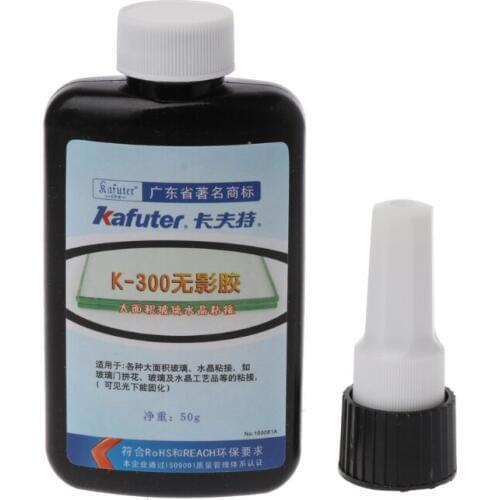 1pcs 50ML K-300 UV Glue Curing Adhesive Transparent Glass Bonding Repair Liquid Glue
