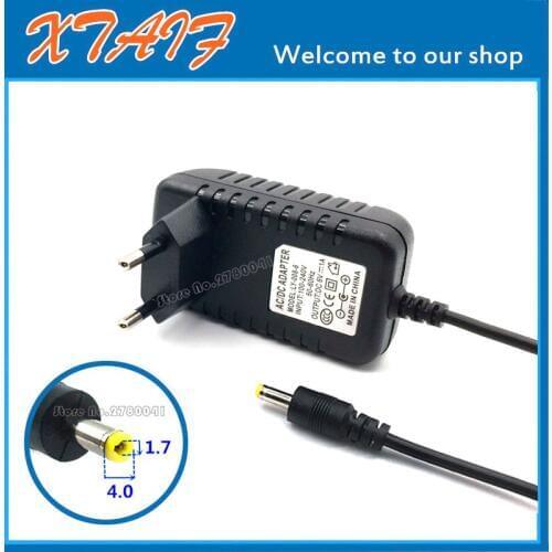 1PCS 6V1A New AC 100V-240V Converter Adapter DC 6V 1A 1000mA Power Supply EU Plug DC 4.0mm x 1.7mm Free post shipping