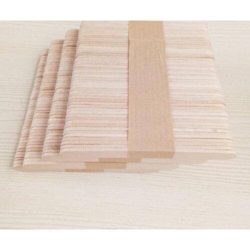50/100/200PCS Disposable Wooden Waxing Stick Wax Bean Hand Crafts Art Ice Cream Lolly Cake Tools Hair Removal Beauty Bar