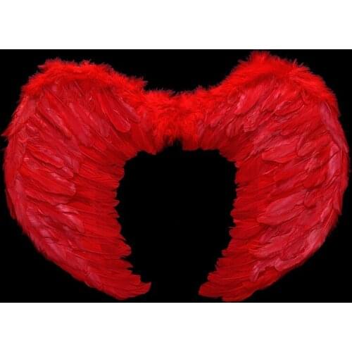 80*50cm Women Adult Angel Feather Wings Photo Prop Stage Show Costume Wedding Party Christmas Halloween