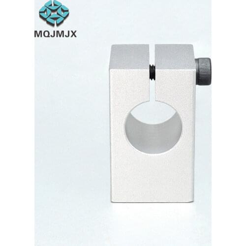 Aluminum Alloy Shaft Fixing Bracket Pillar Fixing Clamp with Threaded Parallel Guide Shaft Support Pipe Clamp Bearing Housing