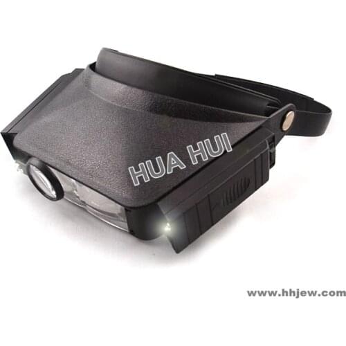 Illuminate Headband Magnifier Hands free light Binocular Magnifier Jewelry tools