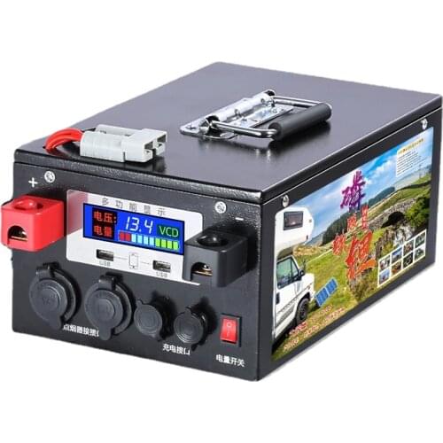 Lithium Iron Phosphate Battery 200ah Large Capacity 12v24v Volt Bed RV Lithium Battery Outdoor High Power Universal Era