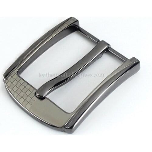 1pcs Metal 40mm Belt Buckle Middle Center Half Bar Buckle Leather Belt Bridle Halter Harness belt Accessories Fit for 37mm-39mm