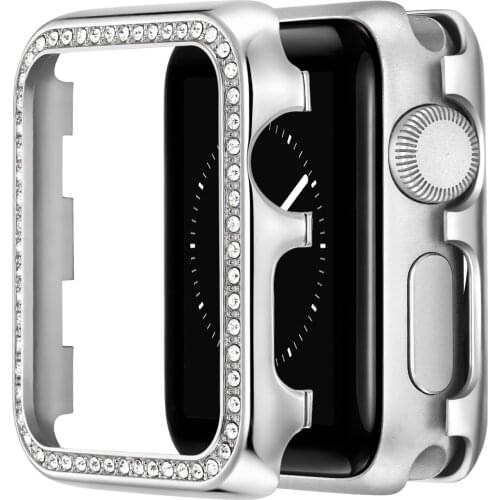Metal watch case Compatible with Apple watch 44mm 40mm 42mm 38mm Replacement protective case for iwatch 6 5 4 3 2 SE watch case