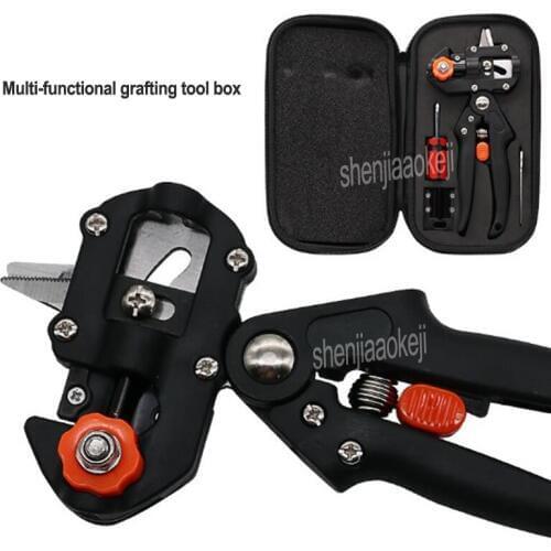 Multifunctional grafting tool boxes Grafting & pruning 2 in 1 Grafting Shears Tree Pruning shears Garden shears Cutting machine