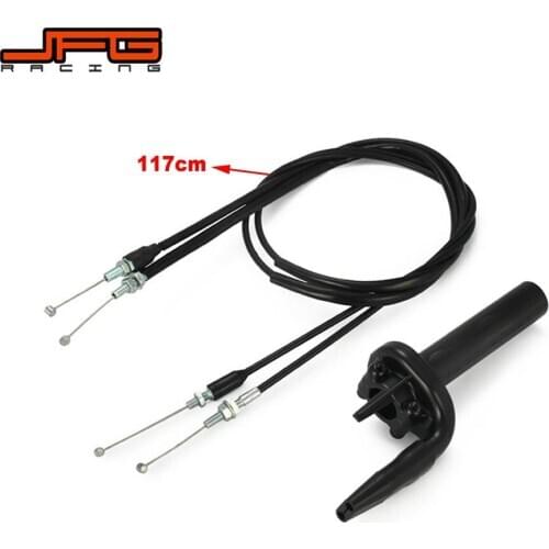 Motorcycle Handlebar Twister Throttle Tube Pull Push Cable FCR For HONDA CRF250R CRF450R CRF250X CRF450X RMZ250 RMZ450 KX250F