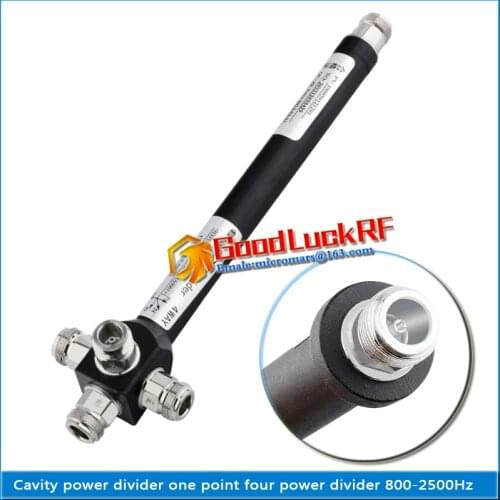 1X Pcs Cavity power divider one point four power divider 800-2500MHz wireless WIFI mobile phone signal communication engineering