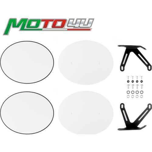 New Cafe Racer Motorcycle side number plate Blank stickers High quality 2PCS For Ducati Scrambler 800 2014 2015