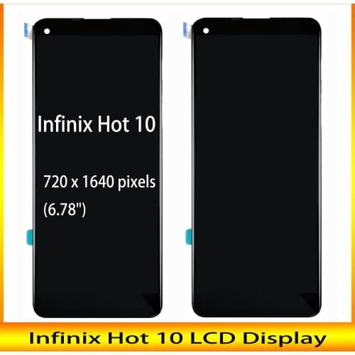 New 6.78inch LCD For INFINIX HOT 10 X682B X682 LCD Display + Touch Screen Digiziter Assembly With Tools