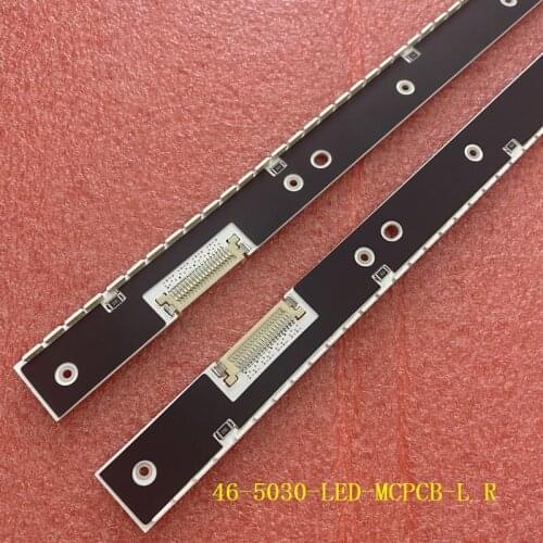 2pcs LED bar for Samsung UN46D8000 UN46D7000 UA46D7000 UE46D7000LSXXC UE46D8000 SLED_MCPCB_LED5030_22MM_WIDTH_46_LEFT Right
