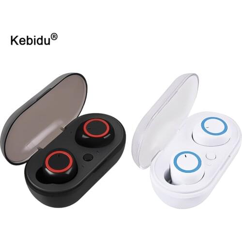 TWS Bluetooth 5.0 Earphone Stereo Bass Headset with Mic True Wireless Mini Mobile Phone Sports Earphones for Xiaomi iPhone
