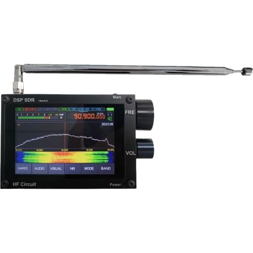 Touch LCD 50KHz-200MHz Malachite DSP SDR Receiver Malahit Radio Receiver + Battery + Speaker SupportAM SSB NFM WFM CW