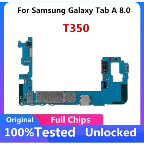 16GB Original Unlocked for Samsung Galaxy Tab A 8.0 T350 Motherboard Logic Board with Full Chips Mainboard Android System