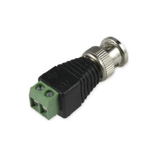 5Pcs/Pack BNC Welding-Free Male Connectors, For AHD Camera/CVI Camera/TVI Camera/CCTV Camera Monitor Coaxial /Cat5/Cat6 Cables