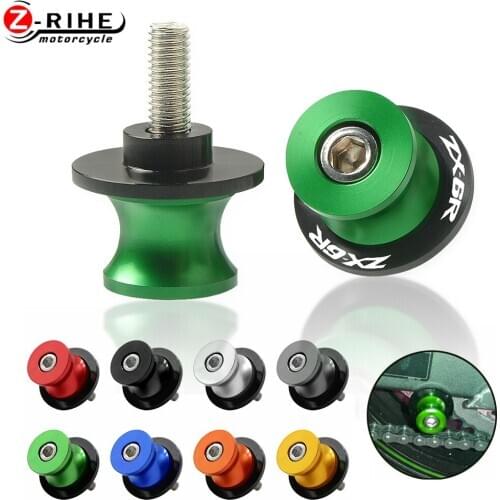 8mm Motorcycle Accessories For KAWASAKI ZX-6R ZX6R NINJA ABS 2020 2019 2017 2008 2005 2003 2004+ Swingarm Sliders Spools Screw