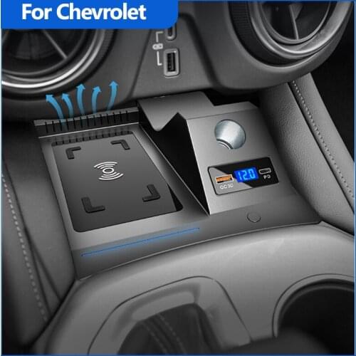For Chevrolet Blazer/Explorer Accessories Mobile Phone Wireless Charger Car Cigarette Lighter Modification