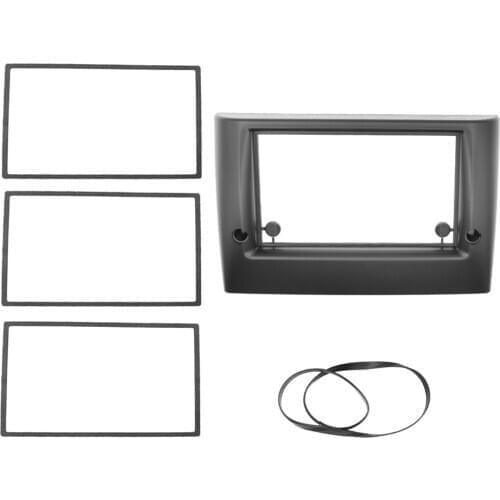 Car Stereo Frame Auto Radio Fascia Trim Panel Kit for FIAT STILO 2010 Double Din Audio Player Install Surround Facia Cover Bezel