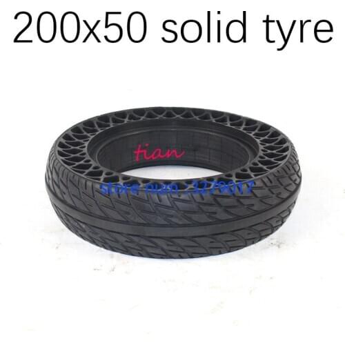 Free Shipping Good Reputation 200x50 Solid Tyre Honeycomb Tire Fits for Folding Electric Scooter Balancing Car