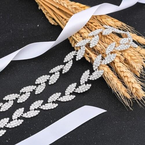 Handmade Shinny Wedding Belt Bridal Dress Belts Bridal Rhinestone Belt Beaded Sash Belt Bling Belt Silver Diamond Dress Belt