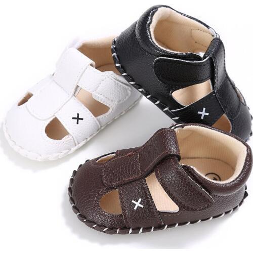 Summer hot new baby boy girl solid color casual soft and comfortable geometric shoes baby fashion childrens shoes