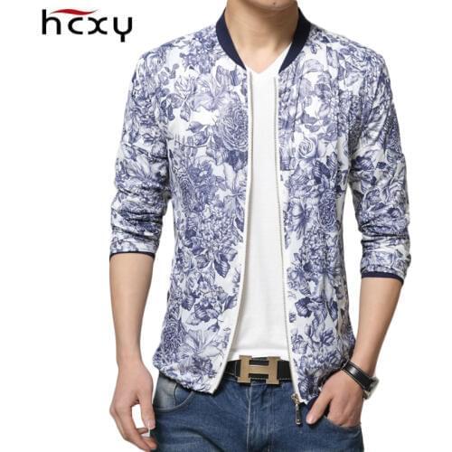 HCXY brand Mens Sunscreen Jacket Windbreaker male printed Fashion Windproof Thin Quick Dry Jacket Coat for Men