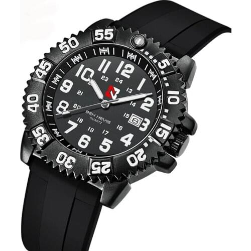 Watch for Men Luxury Casual Sports Classic Fashion Multi-digit Gear Rim Dial Luminous Hand Silicone Strap montre homme luxe