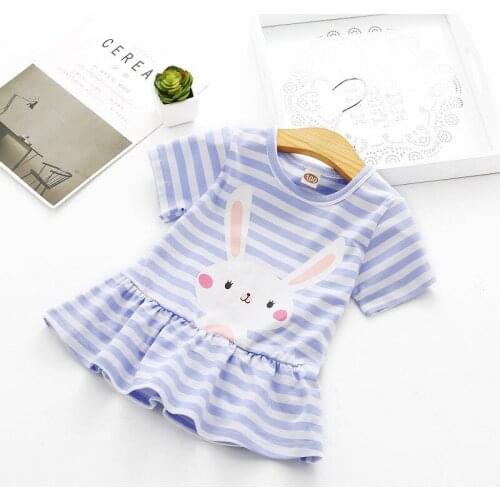 2021 Children Dress Spring Summer Kids Clothes Fashion toddler Baby Girls Clothing Summer Dress Girl