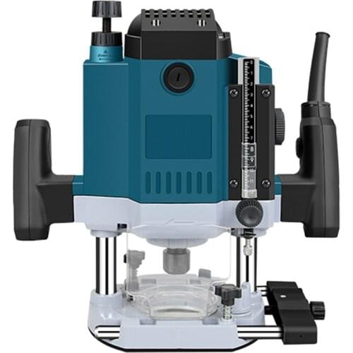 Electric wood milling woodworking engraving machine slotting flip board multi-function power tool gong machine hole trimming